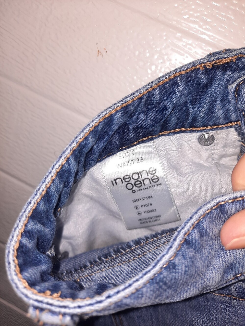 Distressed Blue Women’s Jeans - Picture 8 of 9